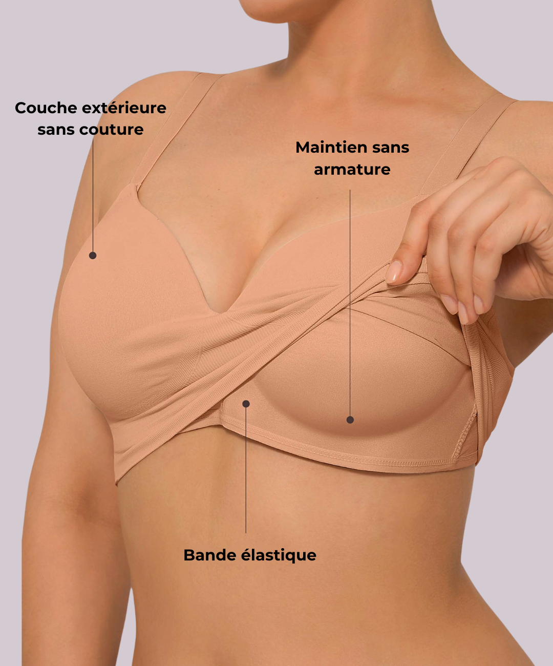 L’iconique ~ Soutien-Gorge Liftant Sans Armature