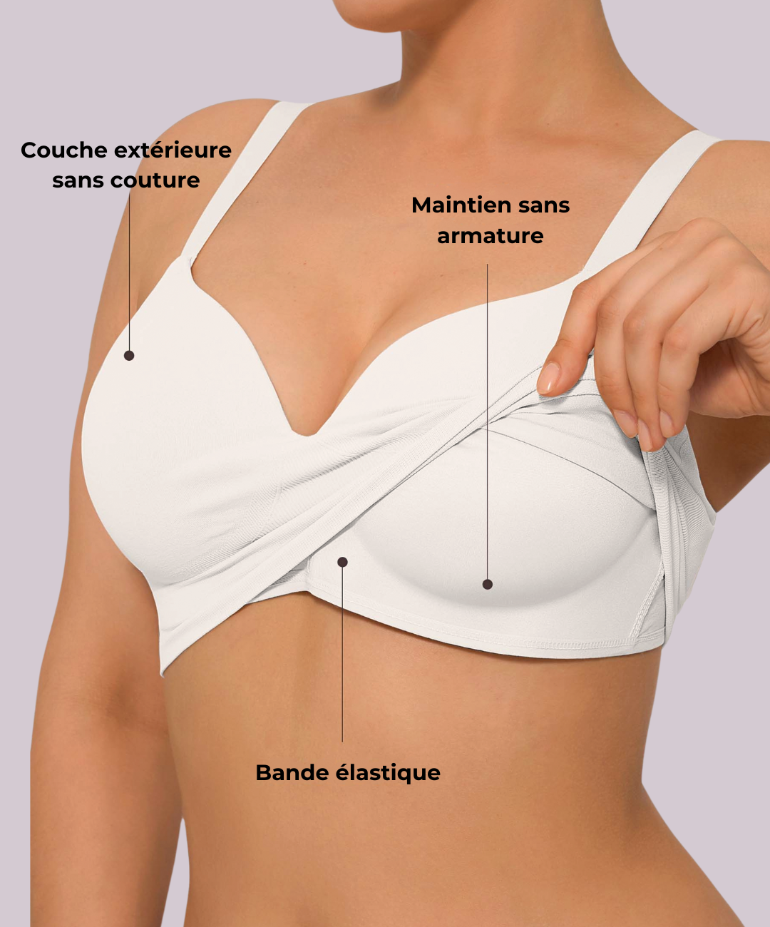 L’iconique ~ Soutien-Gorge Liftant Sans Armature