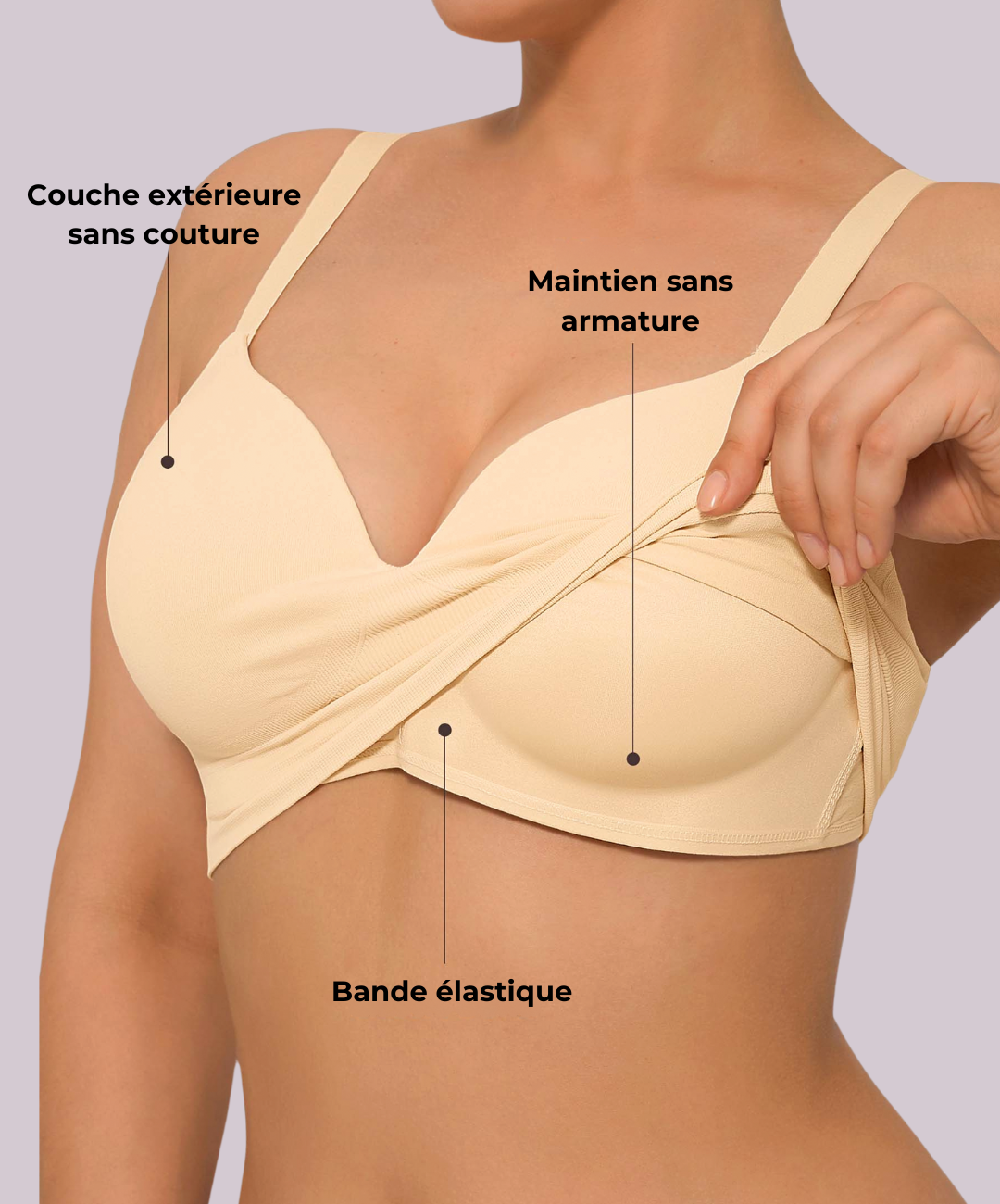 L’iconique ~ Soutien-Gorge Liftant Sans Armature